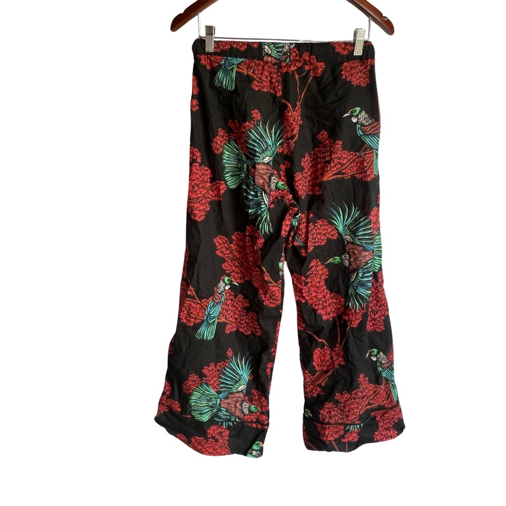 desmond and dempsey floral pajama pants size S